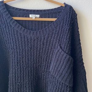 Black Chunky Sweater